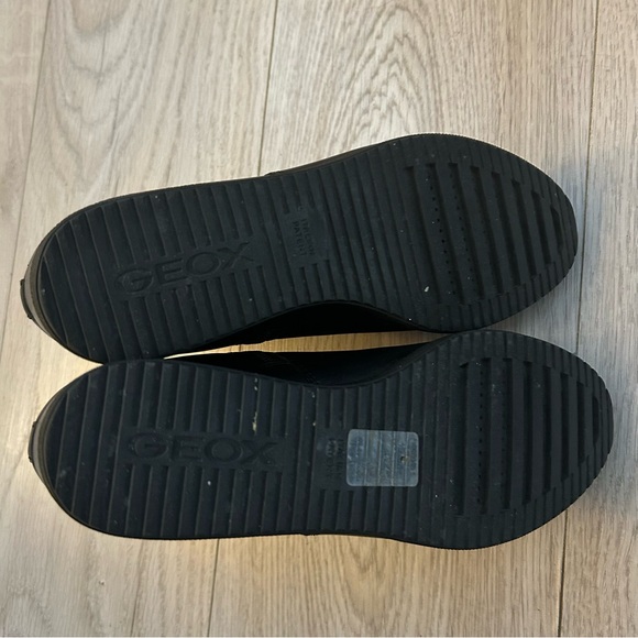 GEOX Black Genuine Leather Boots - Picture 6 of 14